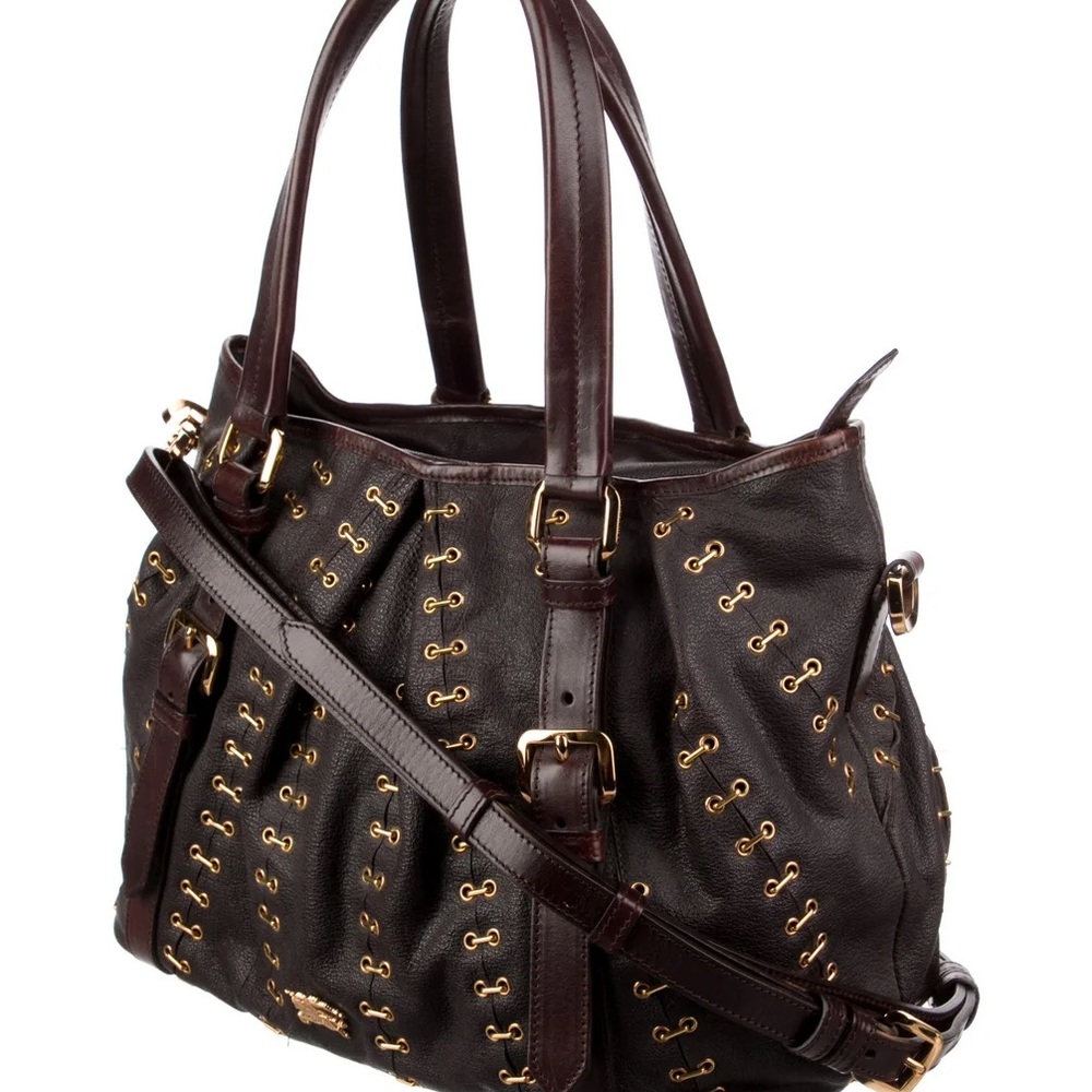 Burberry Leather Lowry Tote Bag - Picture 2 of 7